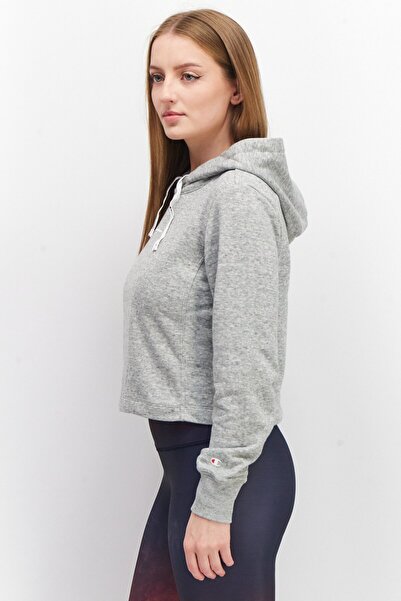 Champion Women Sport Fit long Sleeve Training Hoodie Sweatshirt, Heather Grey