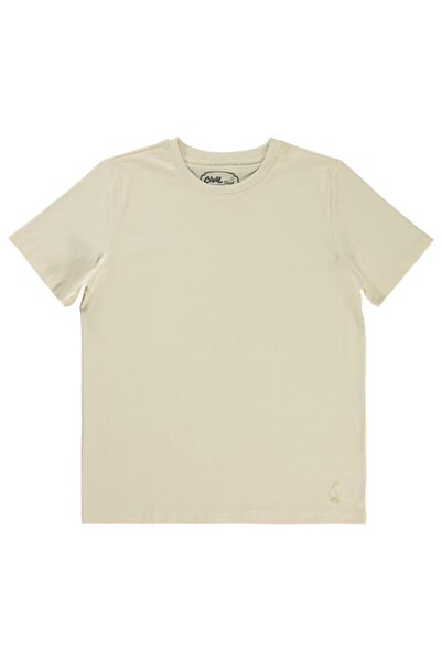 Civil Boys Sailboat Embroidered T-Shirt for Ages 10-13 - Ivory 11-12 Years Old