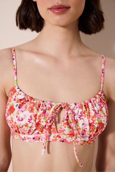 Penti Scarlett Bandeau Dokulu Çok Renkli Bikini Üstü