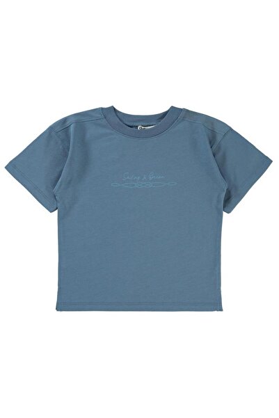 Civil Boys T-Shirt for Boy Oversize 2-5 Years, Indigo