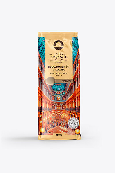 1983 Beyoğlu Beyaz Kuvertür Çikolata - 1 Kg