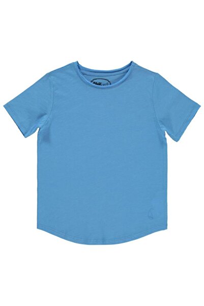 Civil Boys Flame Sailing Embroidered T-Shirt for Ages 6-9 - Blue 9-10 Years Old