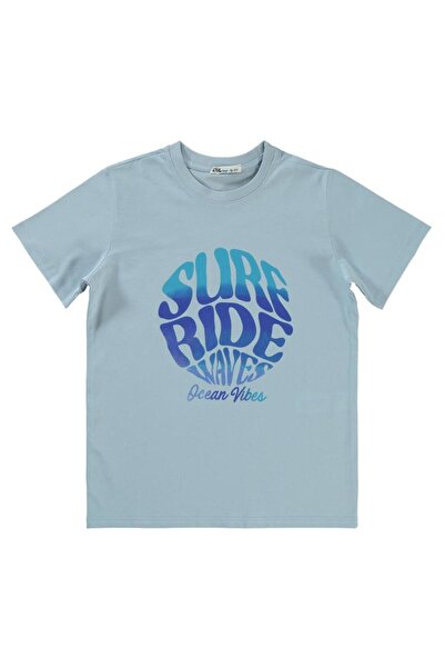 Civil Boys Μπλουζάκι Surf Ride με στάμπα για 10-13 ετών - Μπλε 10-11 ετών