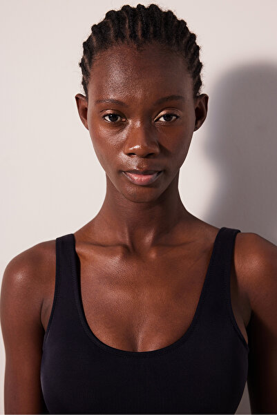 Penti Schwarzer Basic Sports Badeanzug