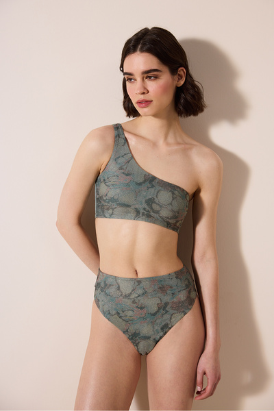 Penti Estela Vintage Yüksek Bel Mesh Detaylı Çok Renkli Bikini Altı