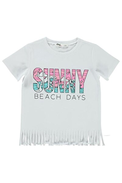 Civil Girls Sunny Štampano majica za decu 2-5 godina - bela 3-4 godine