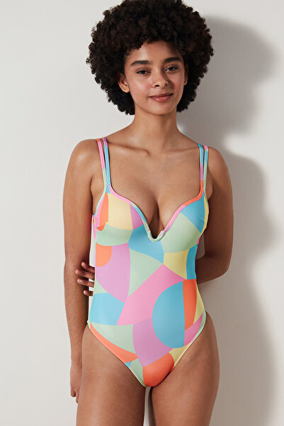 Penti Aqua Push Up Çok Renkli Mayo