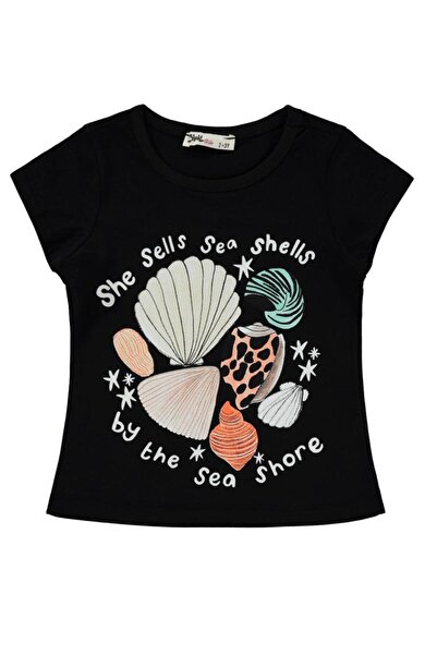 Civil Girls Girl's T-Shirt 2-5 Years Black