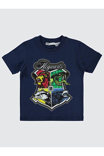 Harry Potter Logo Baskılı 2-5 Yaş Tişört - Lacivert 2-3 Yaş
