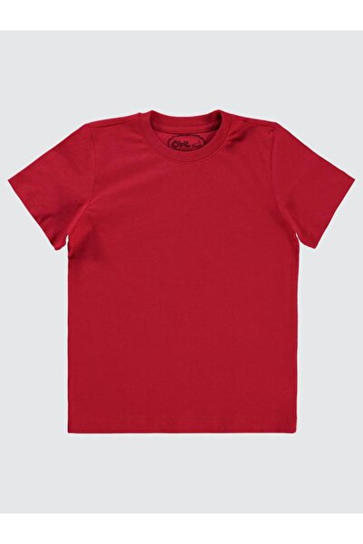 Civil Boys Основна тениска за 6-9 години - червена 9-10 години
