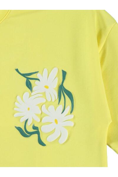 Civil Girls تي شيرت أصفر للفتيات، نطاق الأعمار 10-13