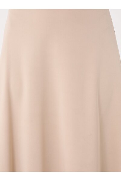 VAV Beige Scuba Can Skirt - Vav