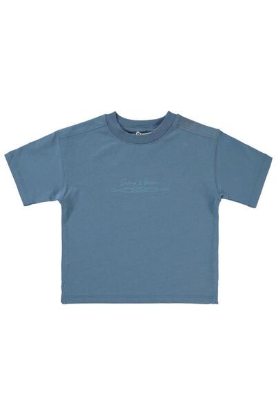 Civil Boys T-Shirt for Boy Oversize 2-5 Years, Indigo