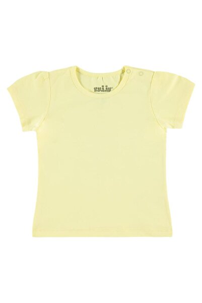 Civil Baby Kız Bebek Tişört 6-18 Ay - Sarı 6-9 Ay