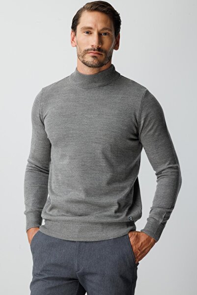 İgs Антрацит Стандартний Крій Вузький Крій Піврибальський Прямий Довгий Рукав Трикотаж