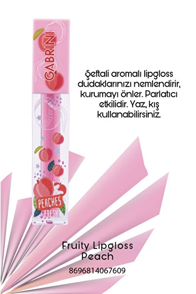 Gabrini Fruity Lipgloss Peaches
