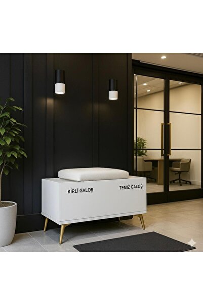 KURLUDESİGN Kurlu mobilya galoşluk puf