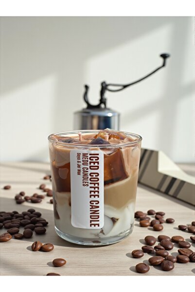 MUM Medu Candles Iced Coffee Kahve Kokulu Soya Wax Dekoratif Doğal