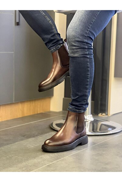 Serhat Özköroğlu LFR-5455 DERI MERDANE BOT Kahve