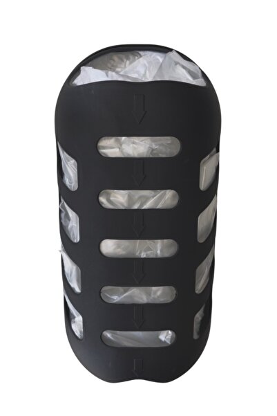 Saban Anthracite, Plastic Bag Holder Storage and Organization Box