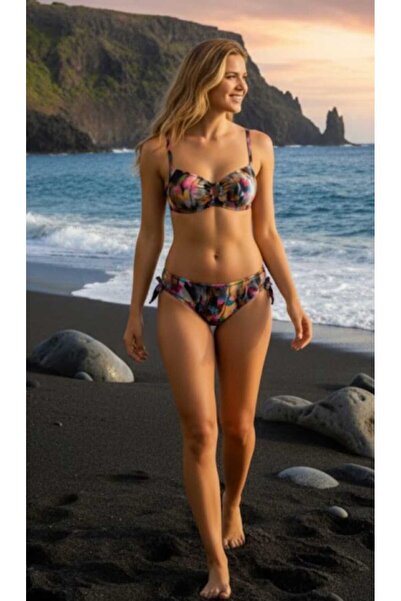 Laura Baresse Orbidies Toparlayıcı Balenli Göğüs Detaylı Bikini Takım