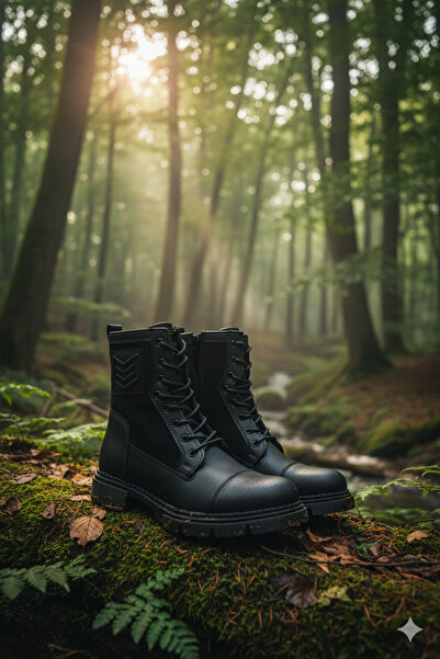 Zerenyus Moskova Yüksek Kalite Siyah Süet Bot Erkek Günlük Askeri Postal Soğuk Ve Su Geçirmez