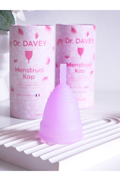 Dr. Davey Regl Kabı,menstrual Kap, Medikal Silikon, Sürekli Kullanılabilir, Çevre Dostu, Large-Mor Kesesiz