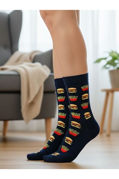 AKSU ÇORAP Fast Food Design Socket Socks