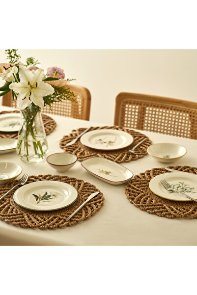 Bella Maison Set de mic dejun din porțelan pentru 6 persoane, 12 piese