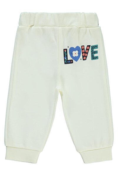 Civil Baby Kız Bebek Patiksiz Tek Alt 6-18 Ay Ekru