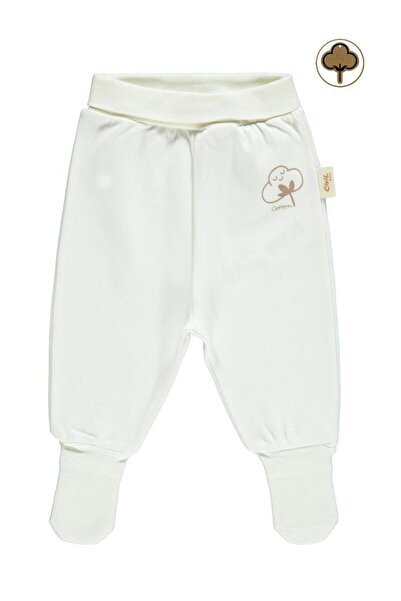 Civil Baby Organik Pamuklu 1-9 Ay Çoraptolon - Ekru 9-12 Ay