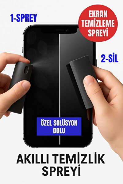 TOYFEST Özel Losyonlu Telefon,Tablet, Araç Ekranı İçin Kendiliğinden Spreyli ...