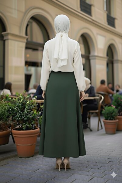 MODA UGS Scuba Crepe Hijab Flared Φούστα