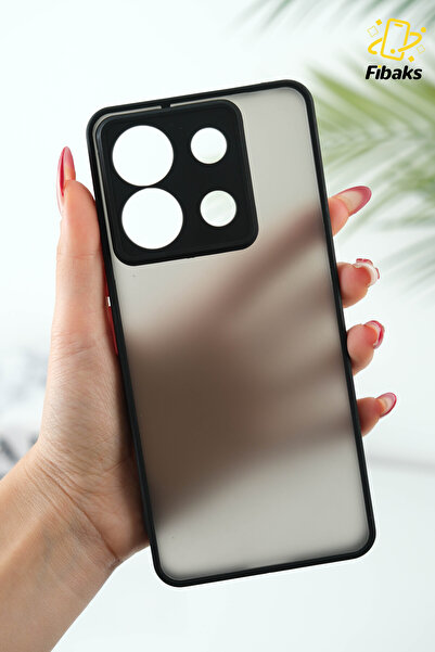 Fibaks Redmi Note 13 Pro 5g | Kılıf Mat Parmak Izi Yapmaz Kamera Korumalı Renkli Tuşlu Silikon Kapak