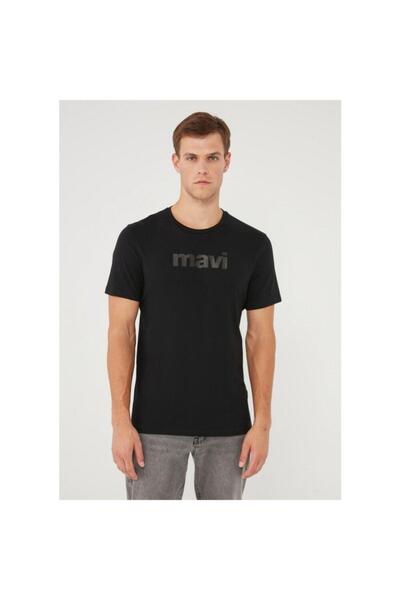 Mavi Erkek Logo Baskılı Siyah Tişört 065199-900