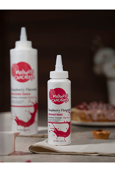Melwiss Chocolate Frambuaz Aromalı Çikolata Sos 330 G - Waffle Pankek Sosu