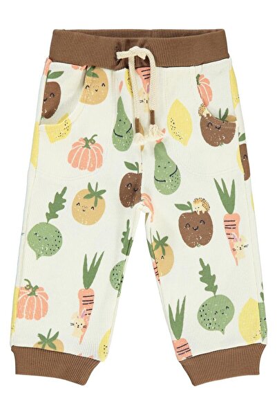 Civil Baby Erkek Bebek Eşofman Altı 6-18 Ay - Ekru9-12 Ay