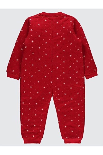 Civil Baby Civil Unisex Noktalı Yıldız Empirme 6-9 Yaş Uyku Tulumu - Kırmızı 6-7 Yaş