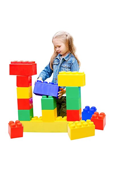 Toy Box Treasures صندوق ألعاب مكعبات بناء كبيرة 12 قطعة لعبة تعليمية تعليمية للأطفال