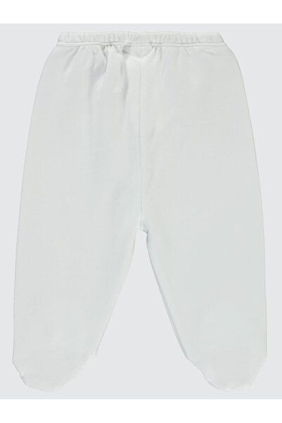 Civil Baby Beli Lastikli 0-9 Ay Unisex Patikli Tek Alt - Beyaz 1-3 Ay