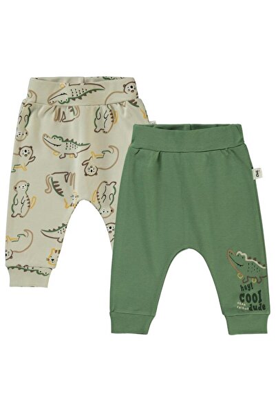 Civil Baby Colorful Animals Printed 6-18 Single Bottom Baby - Green6-9 Months