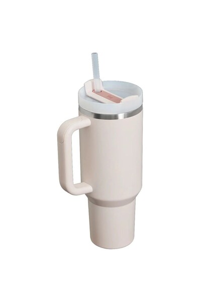 Stanley 10-13230-023 Termoska Quencher o objemu 1,18 litru s brčkem - světle růžová