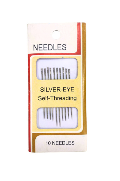 Kardelux Ac de înfilare ușoară - Ac de cusut - Ac cu ochi argintiu - Ac de cusut
