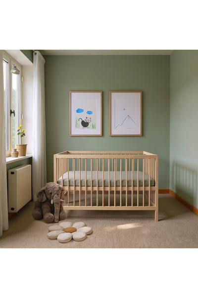 Kukka NTR410V 60x120 3 Kademeli Ahşap Beşik Vernikli
