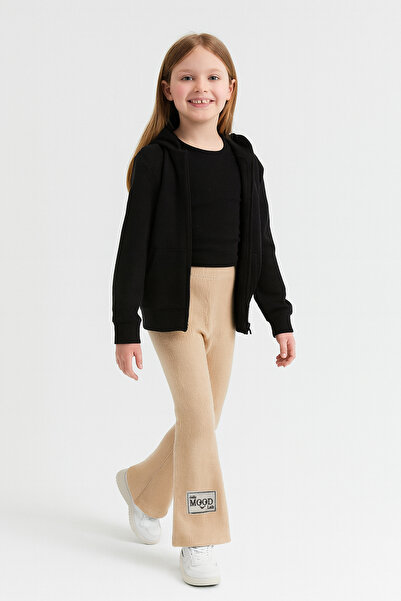 par lingerie pl Kız Çocuk Triko Tayt İspanyol Paça