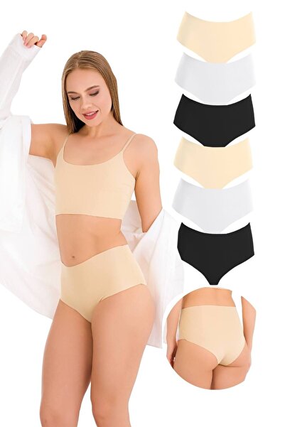 Newlilla 308 Висока талія Лазер 6-пакет трусиків Bato