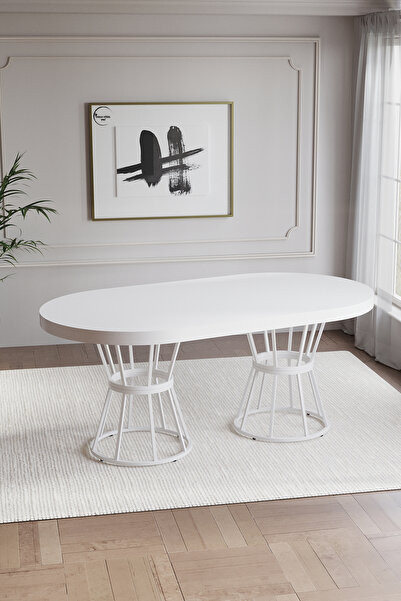 BY ORHAN GÜZEL BOHEM POLO MUTFAK MASASI TAKIMI 6 KİŞİLİK