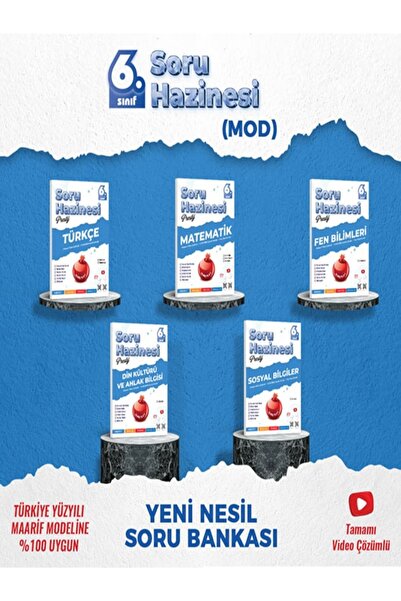 Nartest Yayınları Nartest Yayınevi 6. SINIF PRESTİJ SORU HAZİNESİ SETİ