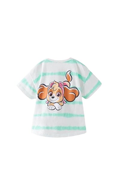 SONGÜLBERİK Girl's Paw Petrol Character Printed T-Shirt