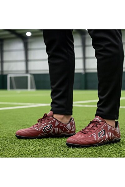 Budaks Red Black Astroturf Shoes Cleats Football Shoes 083